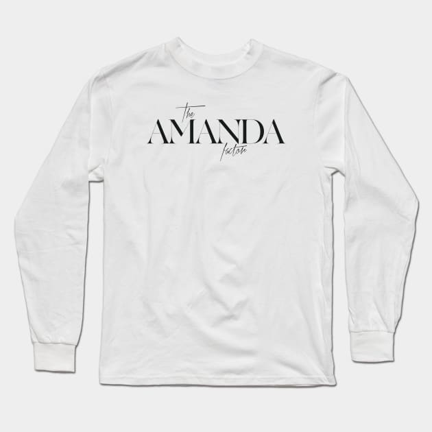 The Amanda Factor Long Sleeve T-Shirt by TheXFactor